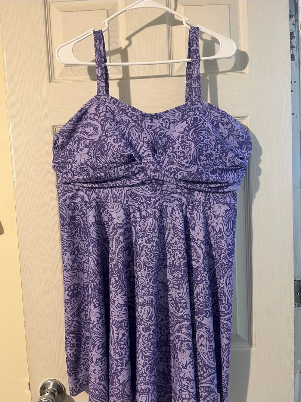 Bloomchic women’s purple Paisley swim set 3x
